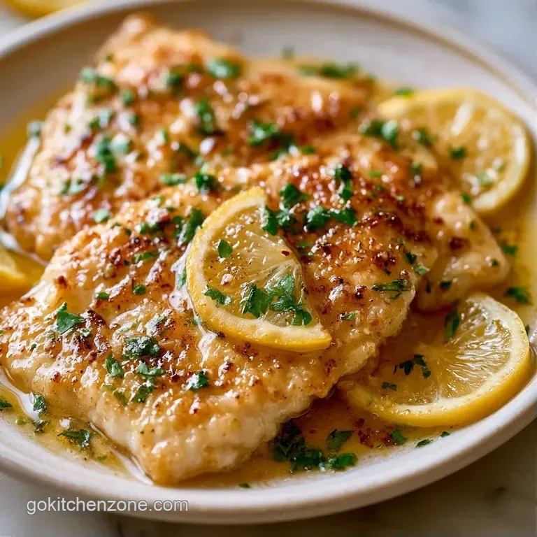 Pan-seared white fish fillet resting on saut&eacute;ed spinach with a drizzle of lemon butter and a sprig of fresh dill.
