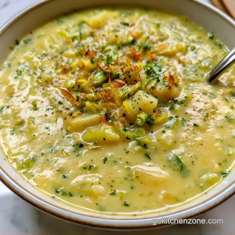 Roasted Potato Leek Soup in 60 Minutes