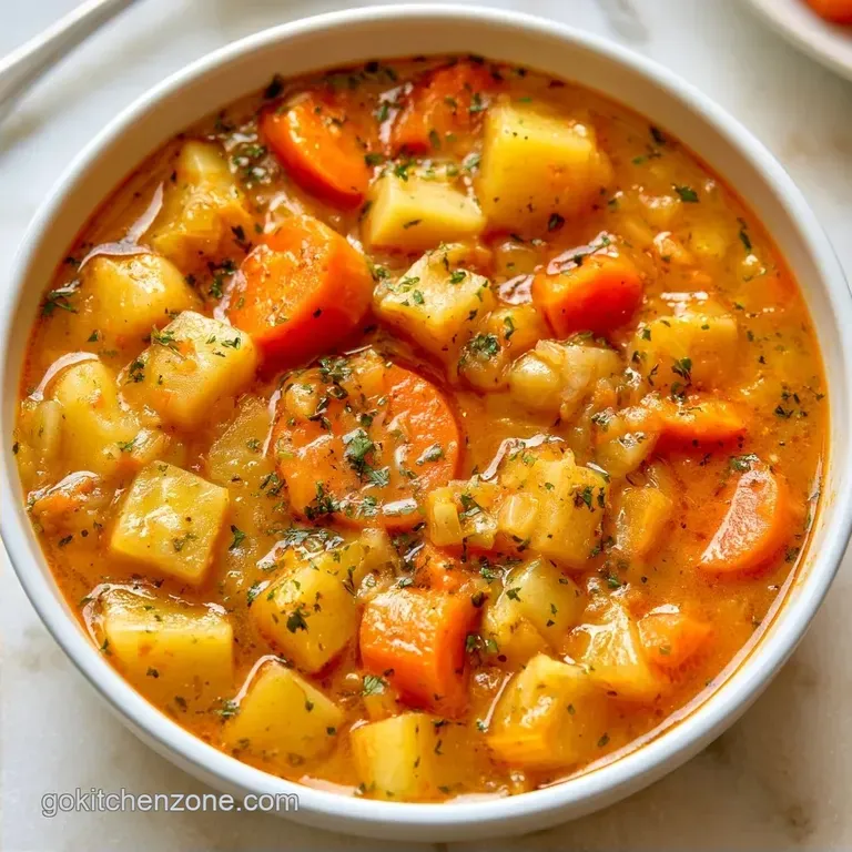Rustic Fall Vegetable Soup in 60 Minutes