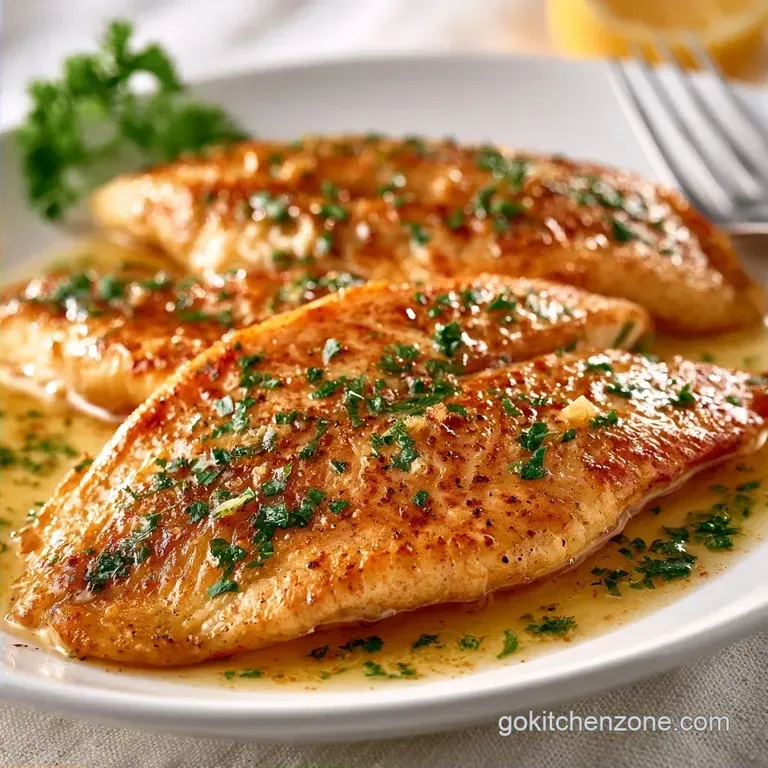 Saut&eacute;ed Garlic Butter Tilapia in 17 Minutes