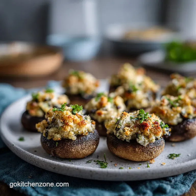 Stuffed Mushrooms: Creamy and Savory