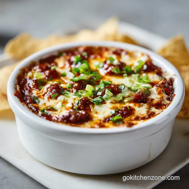 Chili Cheese Dip: Silky and Scoopable