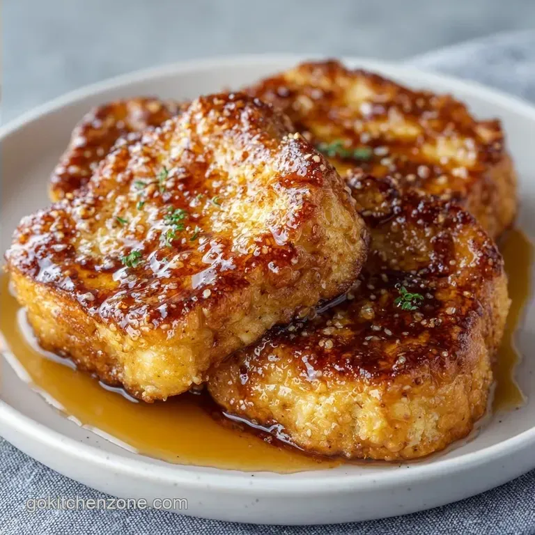 Sweet Hawaiian Roll French Toast: Rich and Caramelized