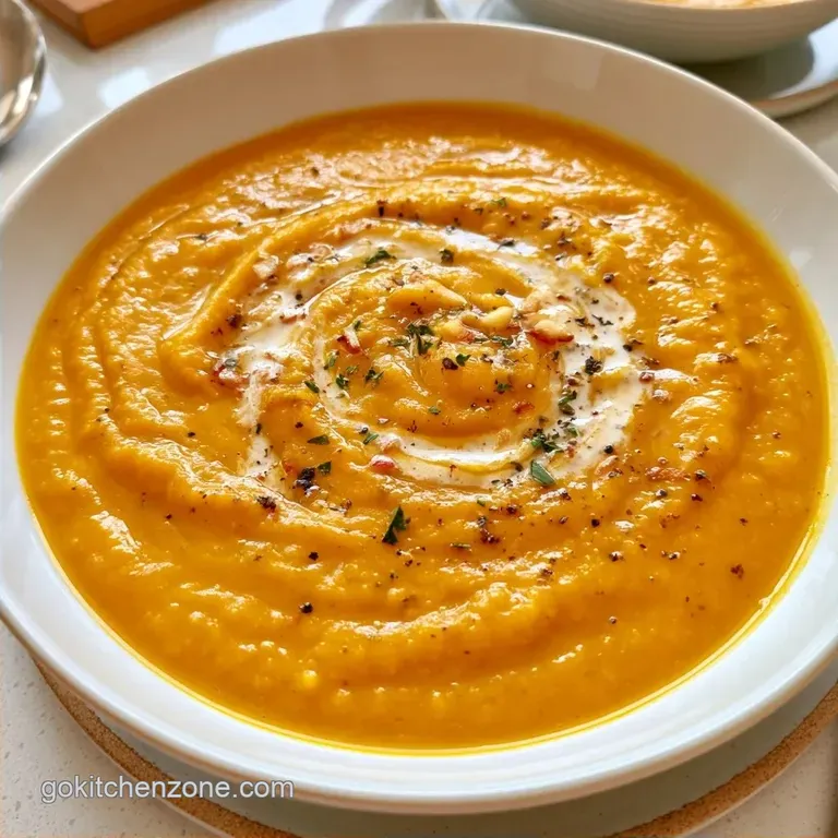 Creamy Vegan Sweet Potato Apple Soup