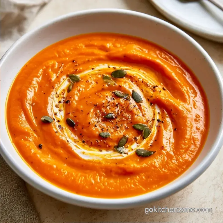 Creamy Thai Coconut Pumpkin Soup