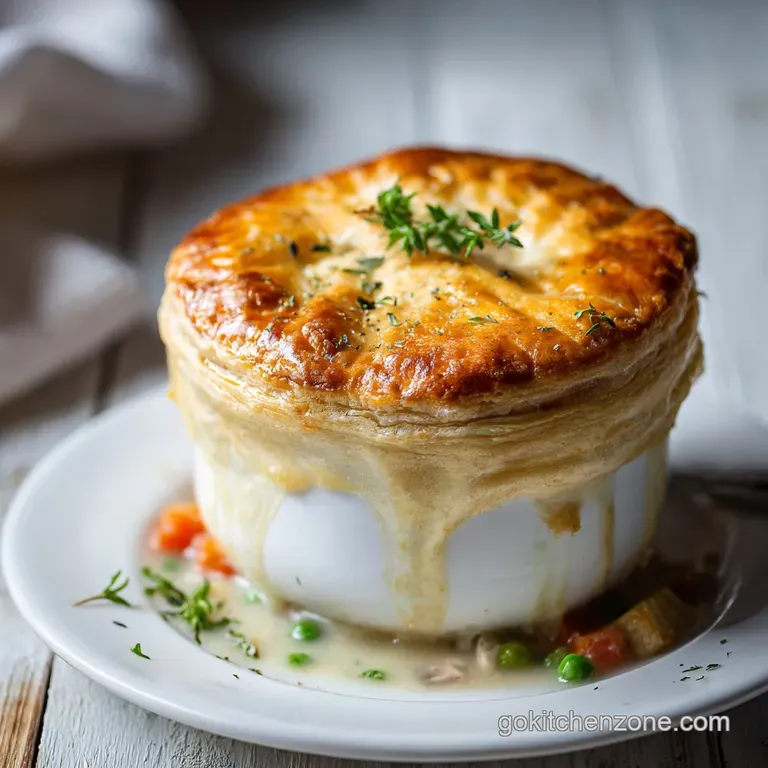Turkey Pot Pie: Silky Gravy Filling