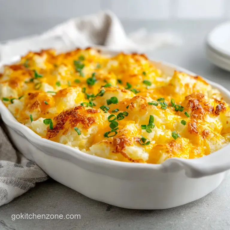Twice Baked Potato Casserole with Bacon