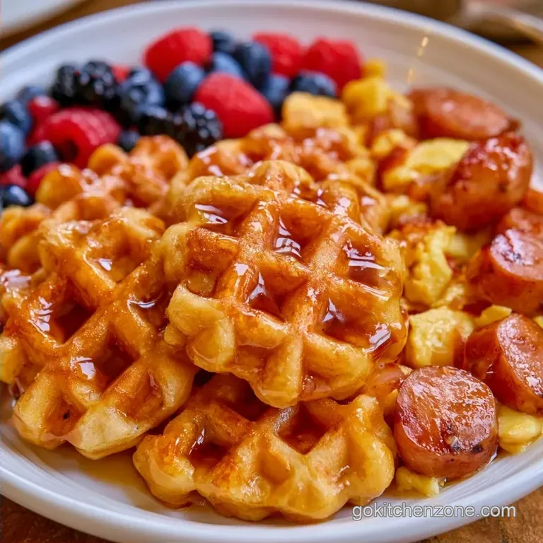 Waffle Breakfast Bento Box in 25 Minutes