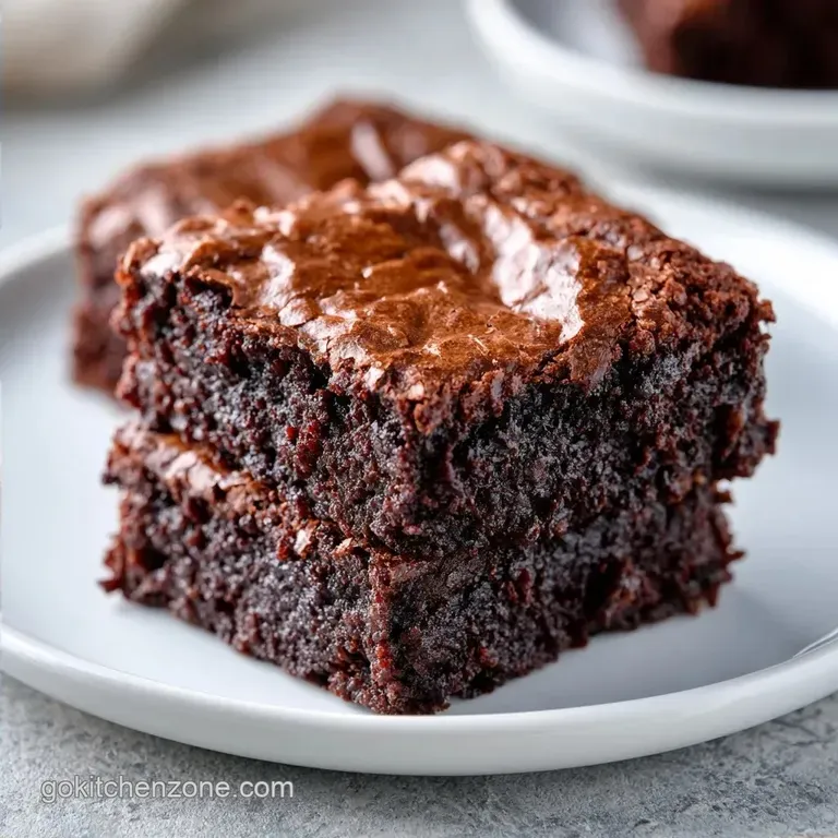 Fudgy Zucchini Cake Brownies