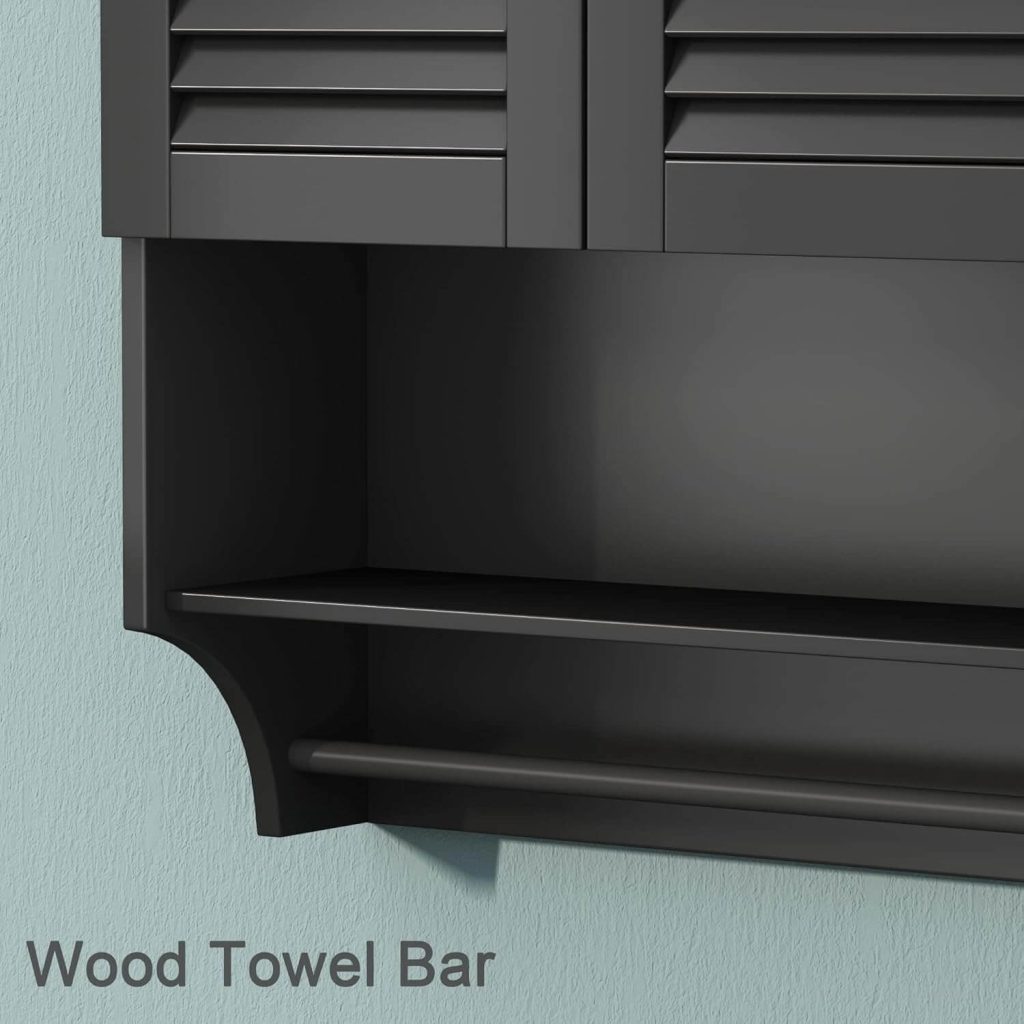 Choo Choo Bathroom Wall Cabinet with Towels Bar